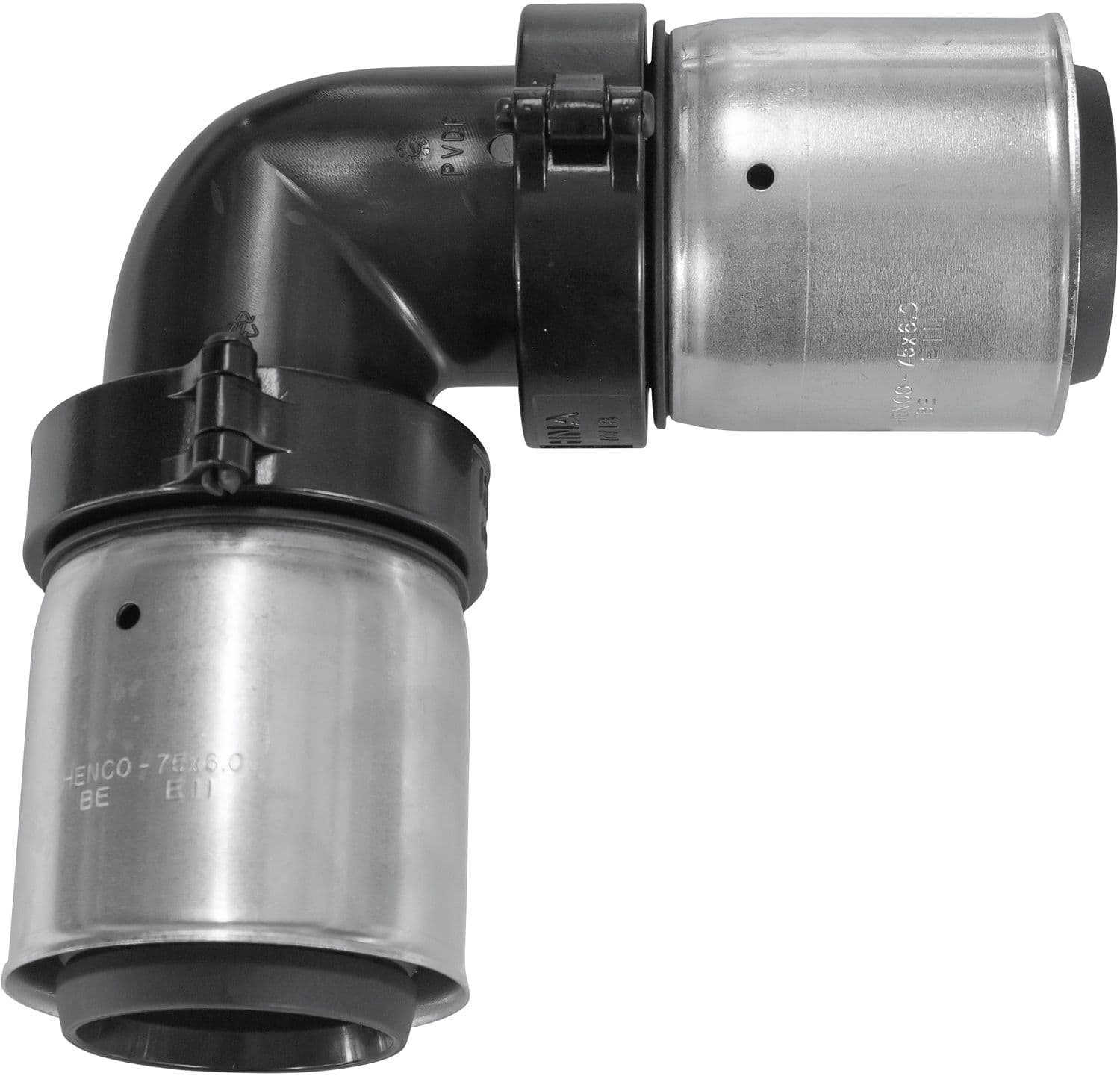 COUDE A SERTIR SYNTHETIQUE HENCO 90° 90-90MM