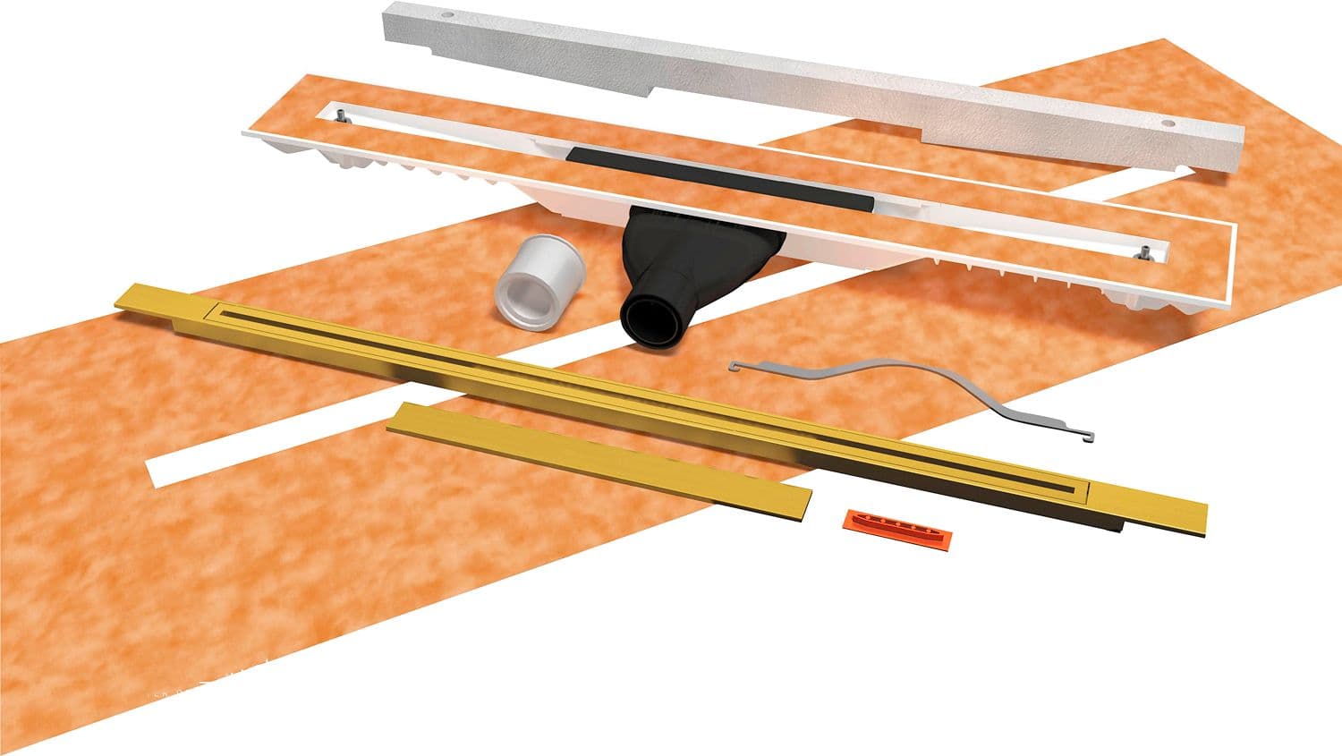 CANIVEAU CARRODRAIN TWIGGI XL LOW GOLD 100-160CM