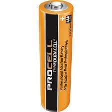Pile alcaline 1.5V LR03 AAA 1175mAh hauteur 44.5mm diamètre 10.5mm