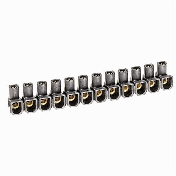 Barrette Hypo - capacité 10mm² 32A maximum - Noir - 149 x 21 x 22mm