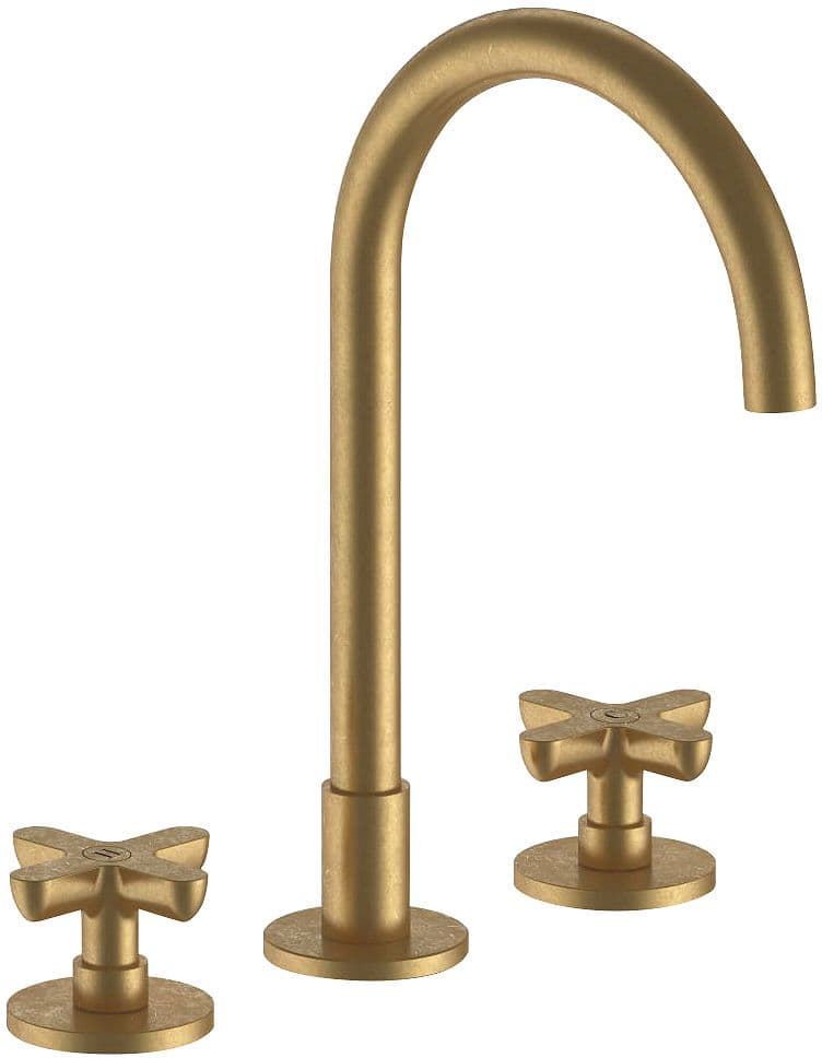 3 TROUS MITIGEUR LAVABO ICONA CLASSIC FANTINI SANS VIDAGE SAILLE 160MM PURE BRASS PVD