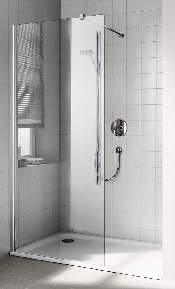 Kermi Walk-In Cada XS paroi avec fixation mural 900x2000 mm