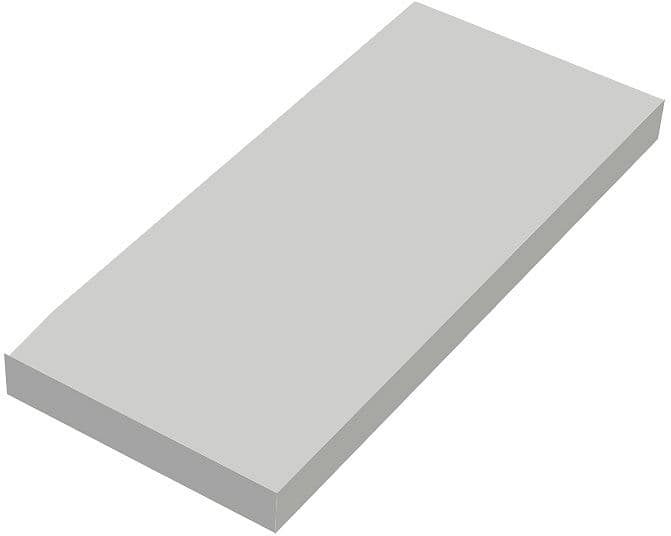 TABLETTE MURALE COFFEE 150X350X19MM JUSQU'A GRIS VELOURS MAT