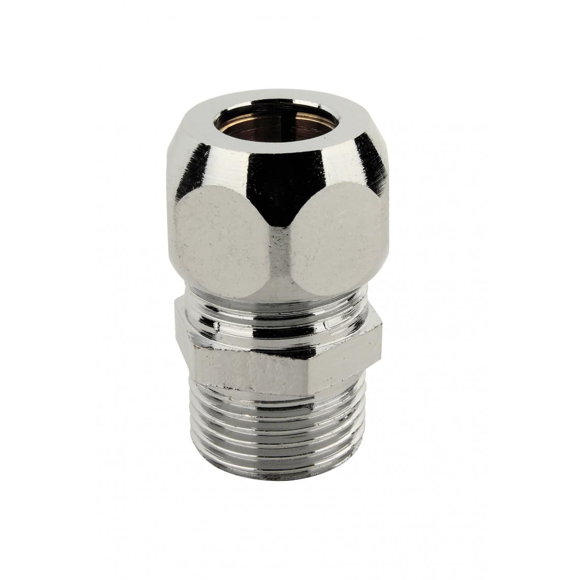 986279948 LT raccord à sertir-Nippel, chromé, 1/2" M x 10 mmQ
