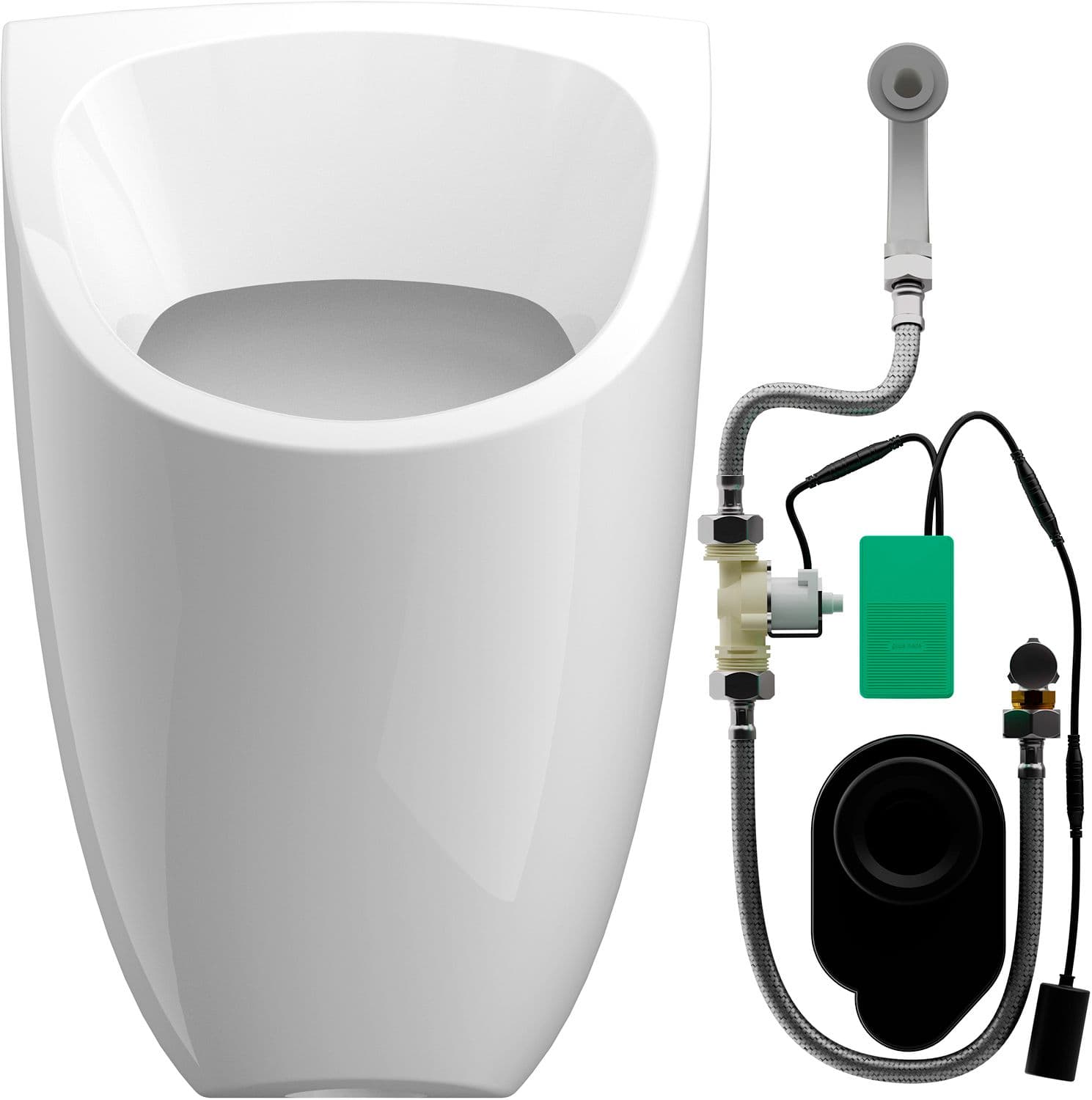 URINOIR U1 AVEC SIPHON IPEE 6V BATTERIE BLANC