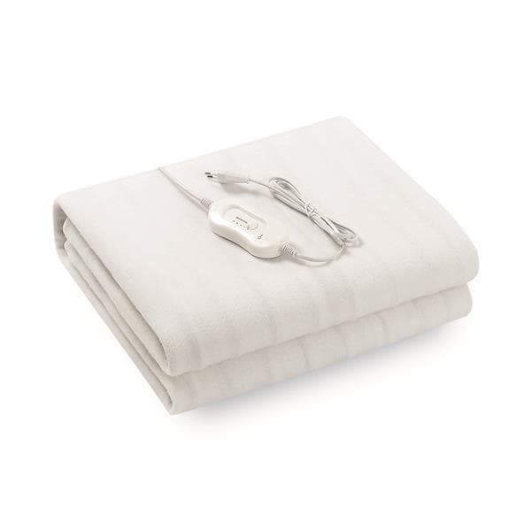Sous-couverture chauffante simple 1,50 x 0,80m avec 3 niveaux de chaleur lavable 60W avec voyant