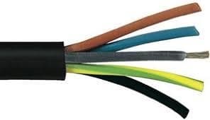 Ctmb / N 5 G 6 Noir (H07RN-F) en rouleau de 50m classe CPR: ECA
