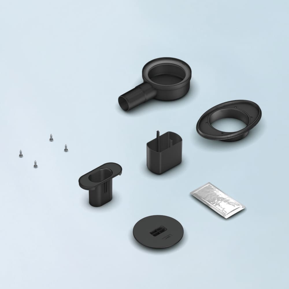 Wedi Fundo écoulement linéaire horizontal Mini Max DN40 0,5 l/s, 30,0 l/min