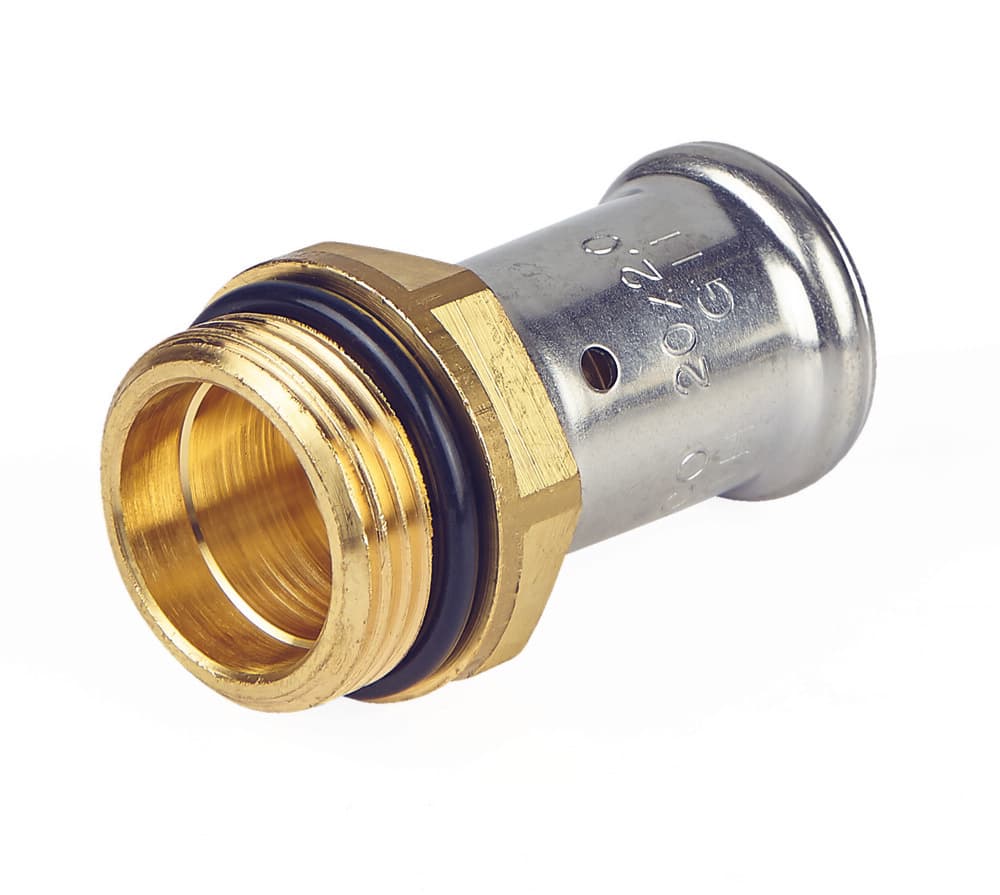 Henco raccord droit pour collecteur laiton 26-4/4M