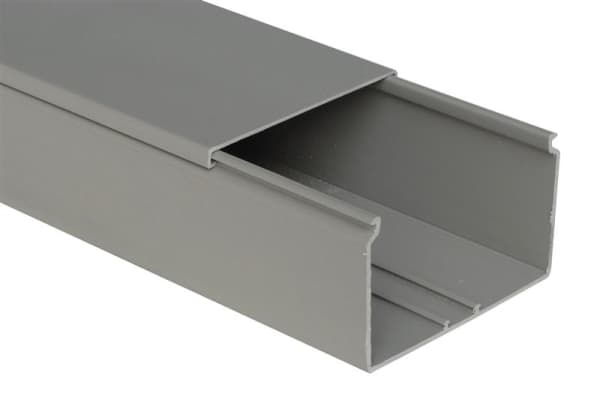 Goulotte hauteur 40 largeur 40mm longueur = 2m Gris
