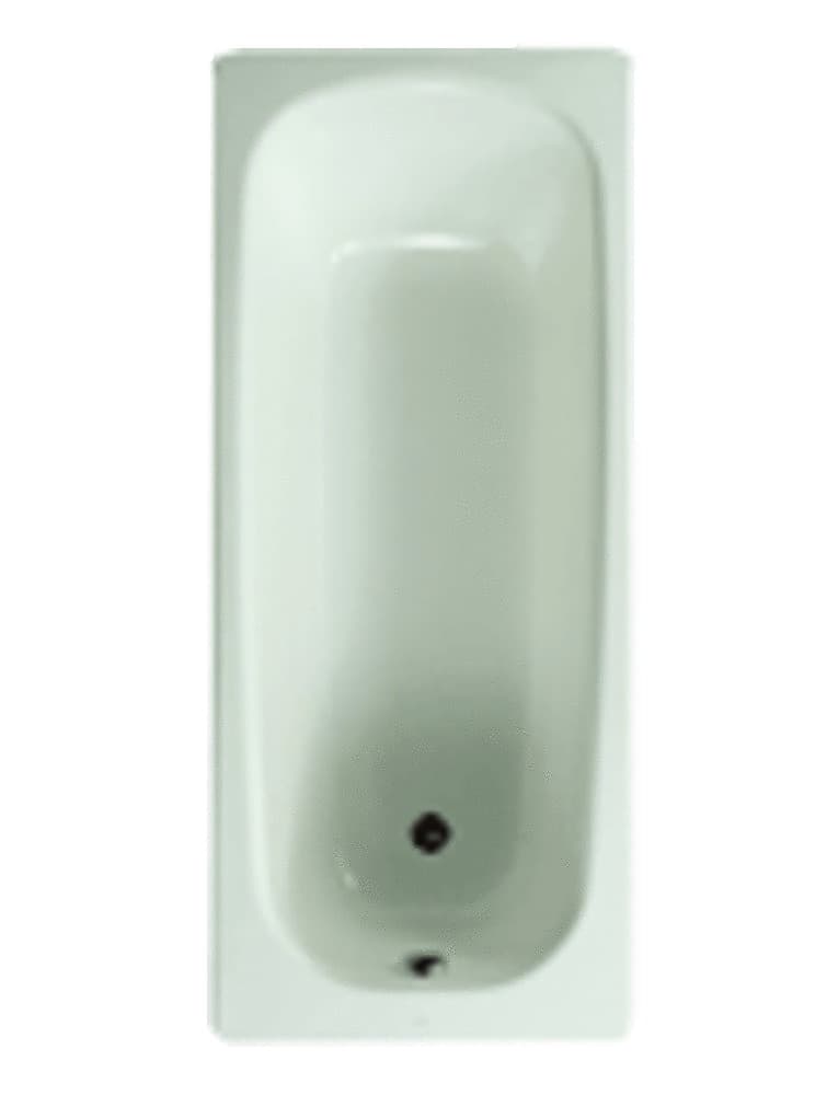 Roca Contessa baignoire tôle d'acier 1 trou blanc 150 x 70 cm
