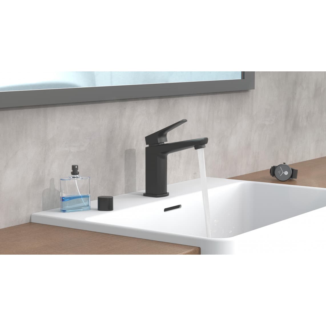 34016 RAVEN Mitigeur lavabo, noir mat
