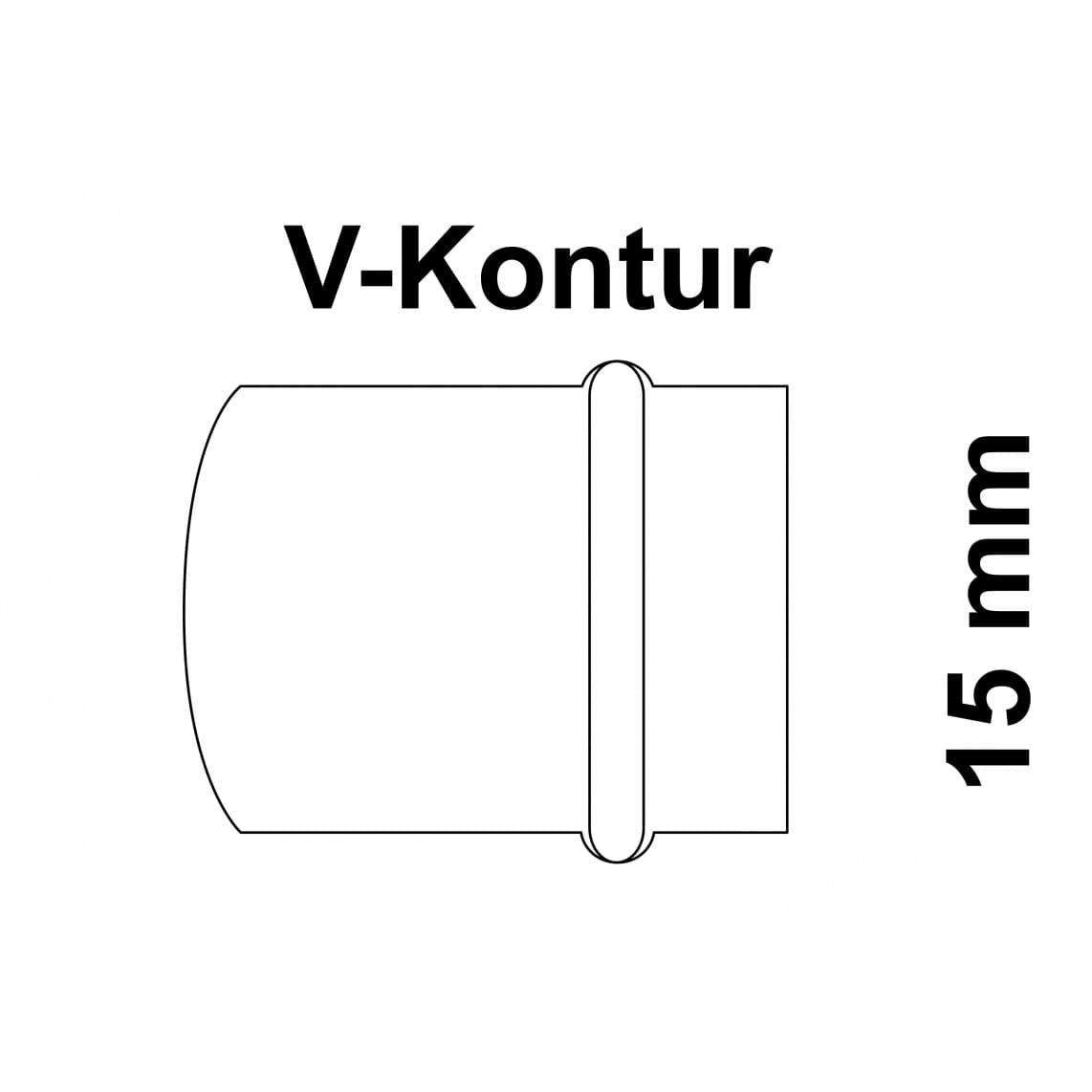 988620154 CU bouchon, vierge, 15 mm, 1 manchon, (P5301),