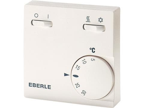 Thermostat air cond. + chauffer / ventiler / refroidir + on / off 230Vac 5 - 30°C 1CO 5