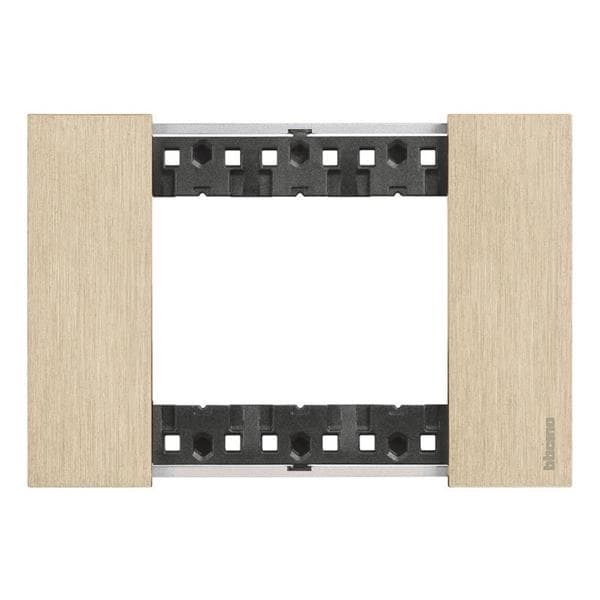 LNow plaque 3 modules Or pour support référence K4703