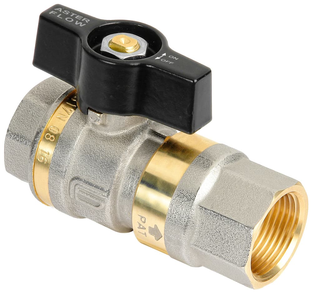 Effebi Aster Flow robinet à bille avec clapet anti-retour 3/4" ACS agrée