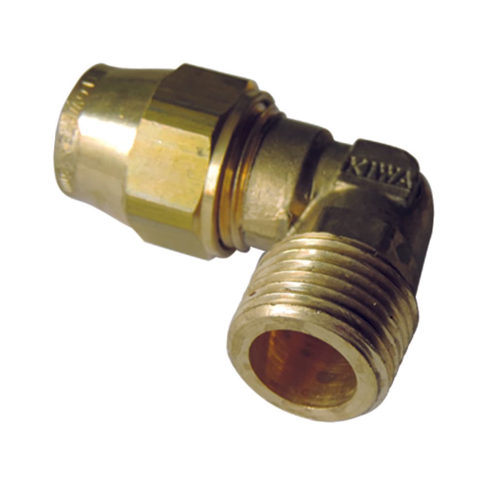 Van Marcke raccord biconique G coude laiton 1/2"M x 15 mm
