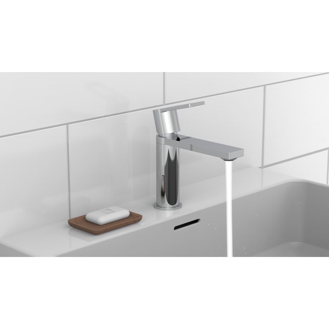 33010 MANHATTAN Wastafelkraan, chroom
