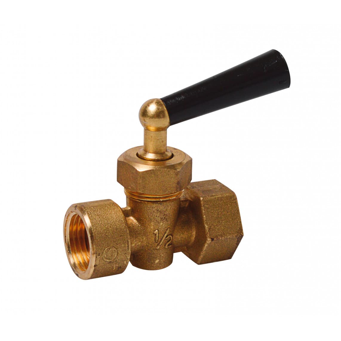 984520163 Vanne d'arrêt pour manomètre, 1/2" Fx1/2" F