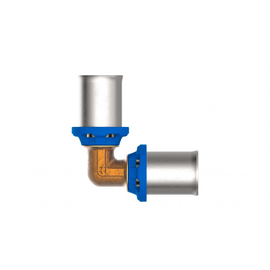 988714155 LT coude 90°, vierge, 16 mm, raccord à sertir pour tube multicouche