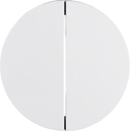 Touche Berker R.1 / R.3 Blanc polaire, brillant