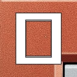 LivingLight - plaque rectangulaire 3 + 3 modules Brique