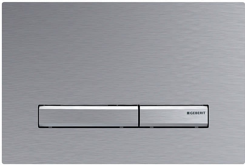 PLAQUE DE COMMANDE 2 TOUCHES SIGMA50 GEBERIT CHROME BROS