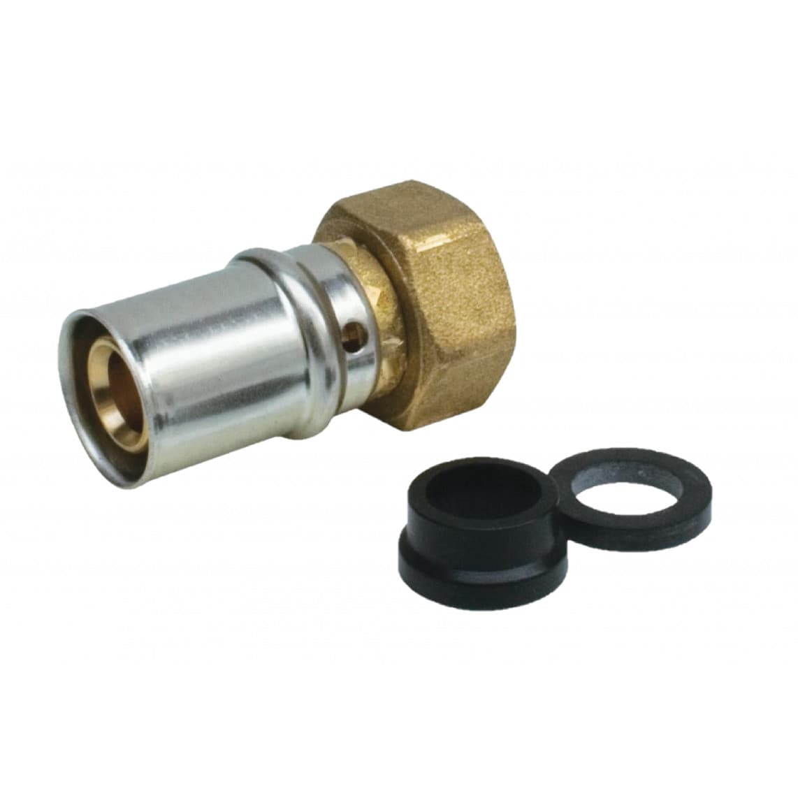 988730155 LT raccord de transition à serrer, vierge, 3/4" Eurocône pour 16 mm, raccord à sertir pour tube multicouche