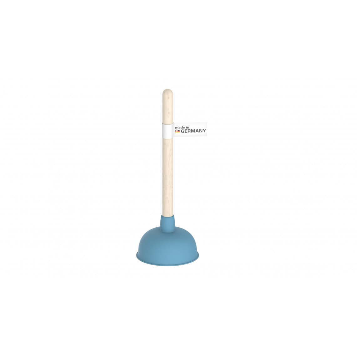 BZ001 Nettoyant pour évier avec Poignée en bois, Ø 140 mm, bleu