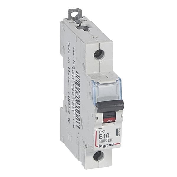 Disjoncteur DX³ 6000A / 10kA 1 pôle courbe B 10A 230 / 400V - 1 module