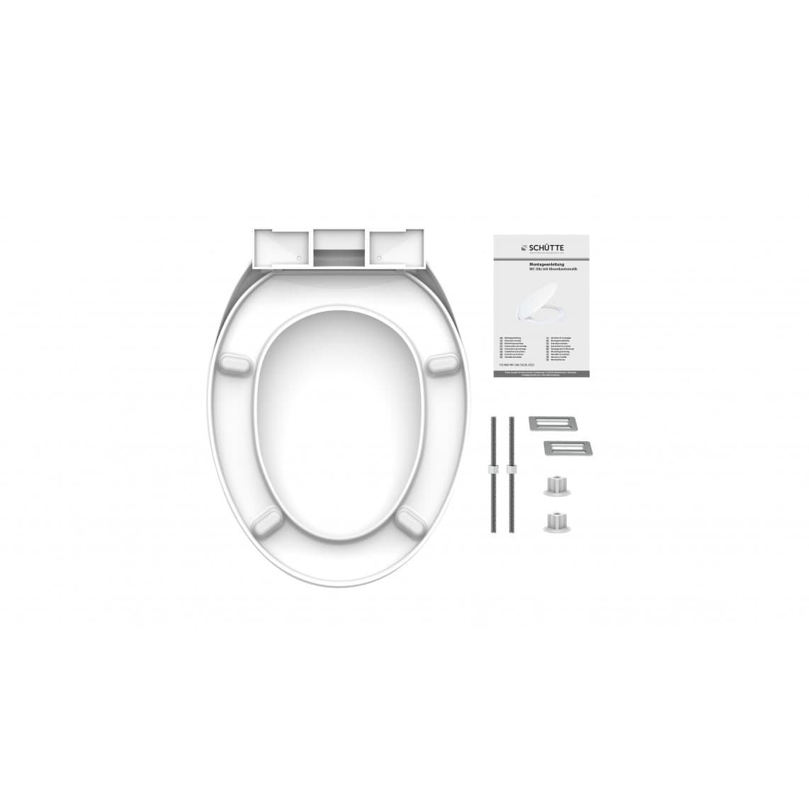 10220 Duroplast WC-zitting, wit, met valrem