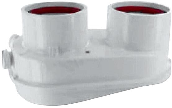 ADAPTATEUR 2X80MM ALU POUR TURBOMAG 14-2/17-2 VAILLANT