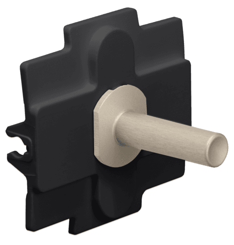 Niko Toggle pour des fonctions de commutation simple, couleur steel champagne coated