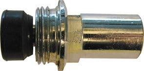 TETE DE ROBINET POUR CLE SEPARE LAITON CHROME 1/2"