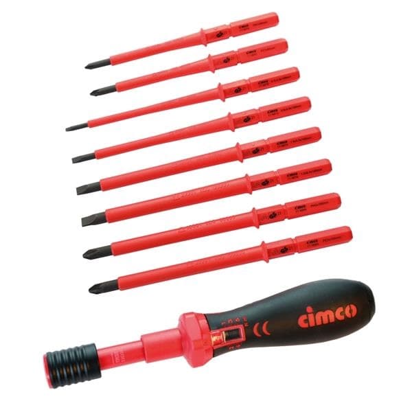 Ensemble de tournevis dynamométriques 9 pièces 1000V