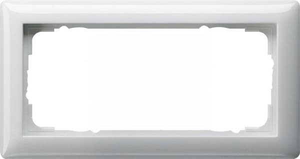 Cadre de finition Gira standard 55 Blanc brillant