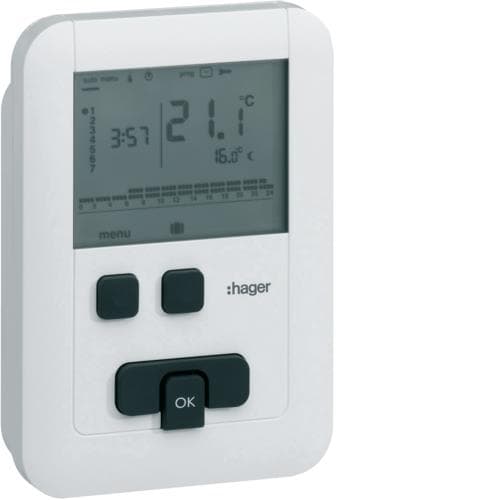 Thermostat programmable Eco 7 jours - 230V