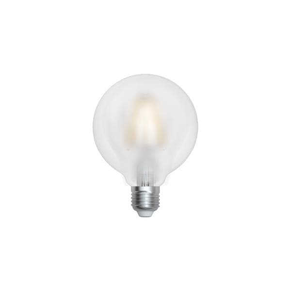 Lampe Led filament globe G125 verre mat E27 8W 3000K