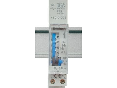 Horloge 24h avec réserve de marche 230V 45 - 60Hz 1NO 16A