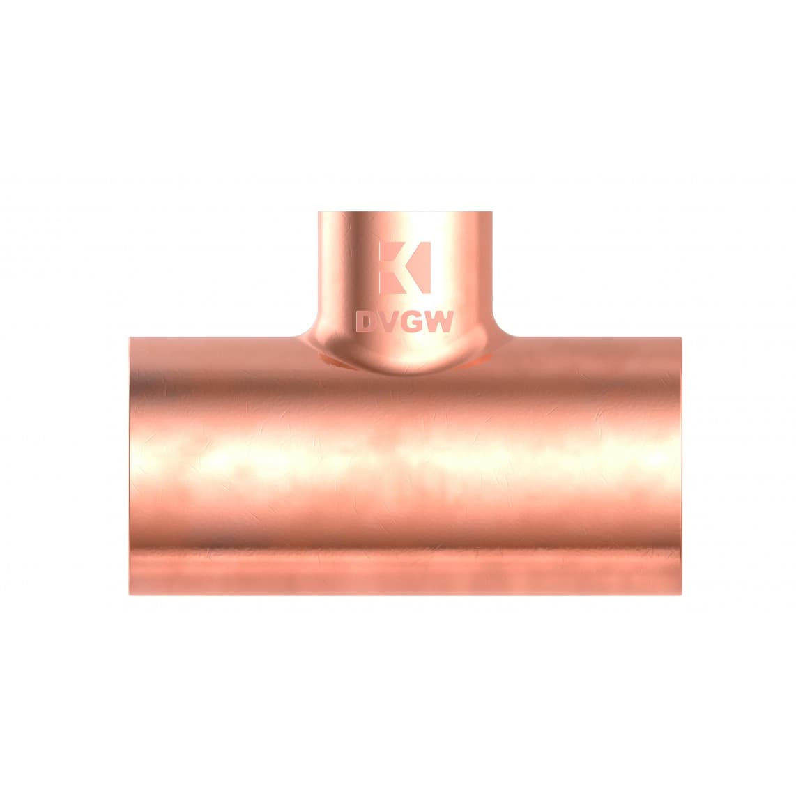989273017 CU Té de réduction, vierge, 22 mm x 15 mm x 22 mm, 3 manchons (5130)