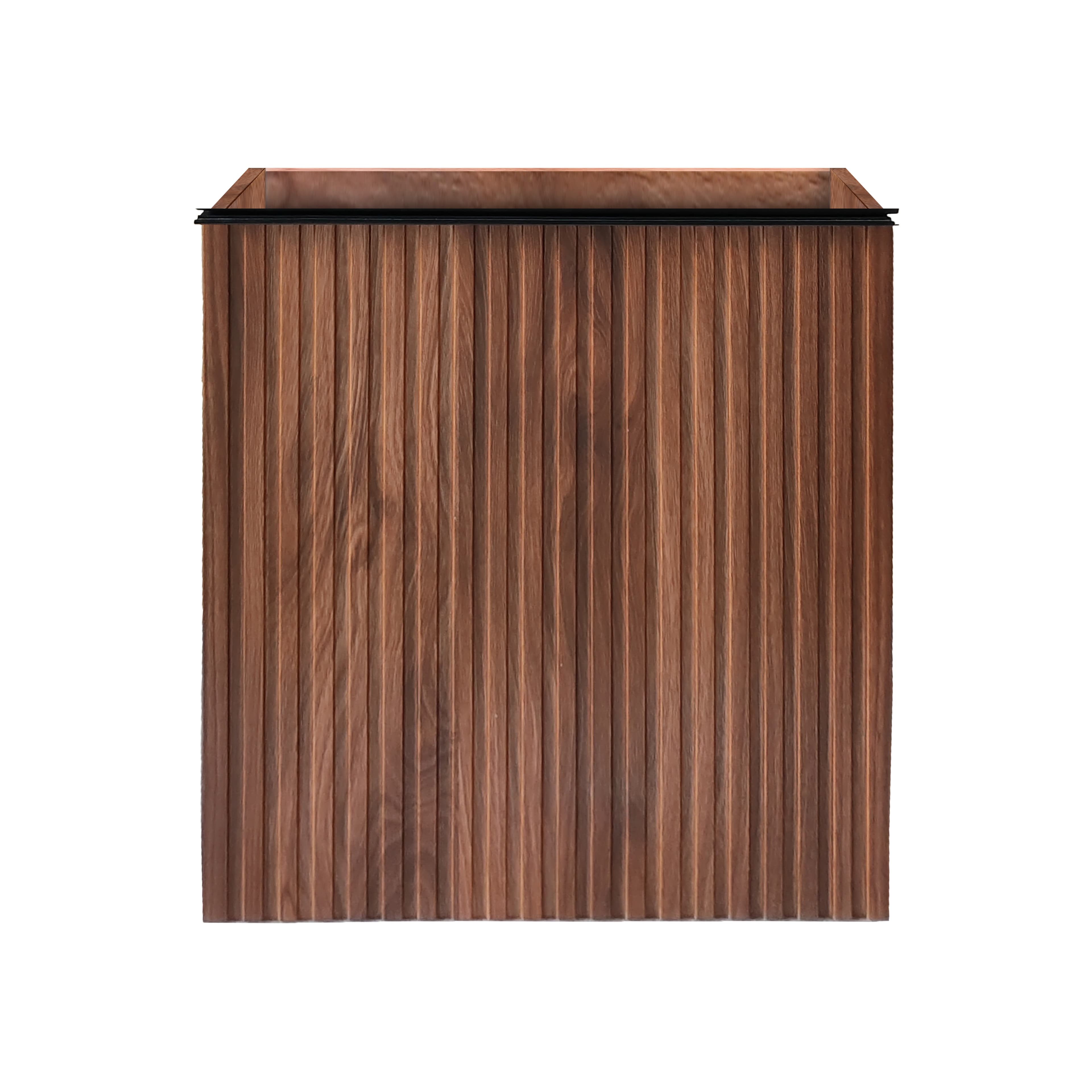 ALONI mikaro meuble de toilette - 1 porte - réversible - avec Poignée - soft close - 40X50X22