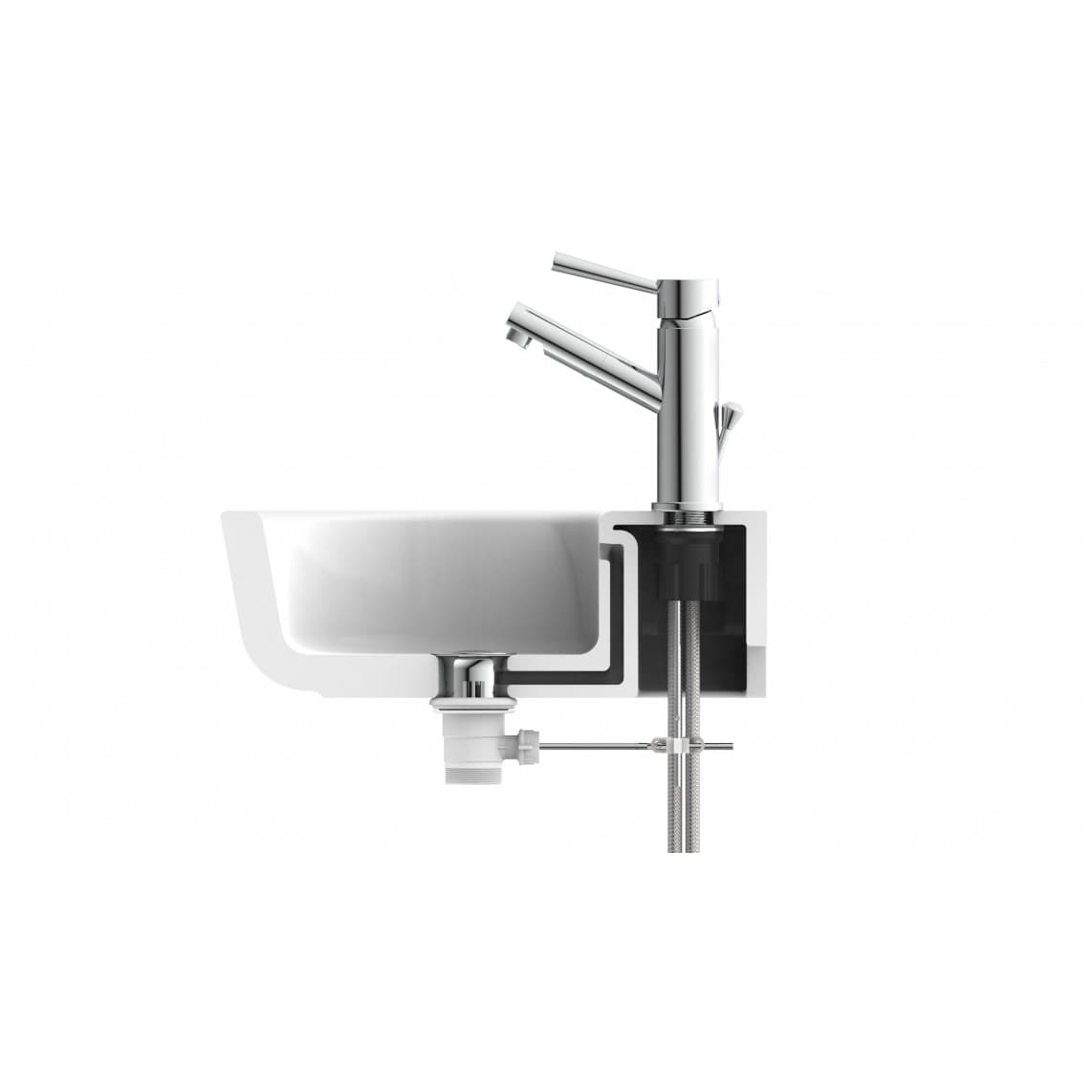 79110 CORNWALL Mitigeur lavabo, chromé