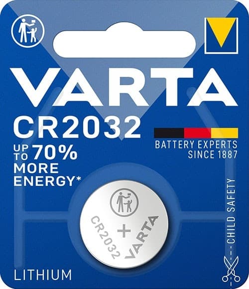 Pile électronique lithium 3V 230mAh hauteur 3.2mm diamètre 20mm