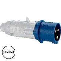 Fiche droite - verrouillage avec outil - P17 tempra - IP44