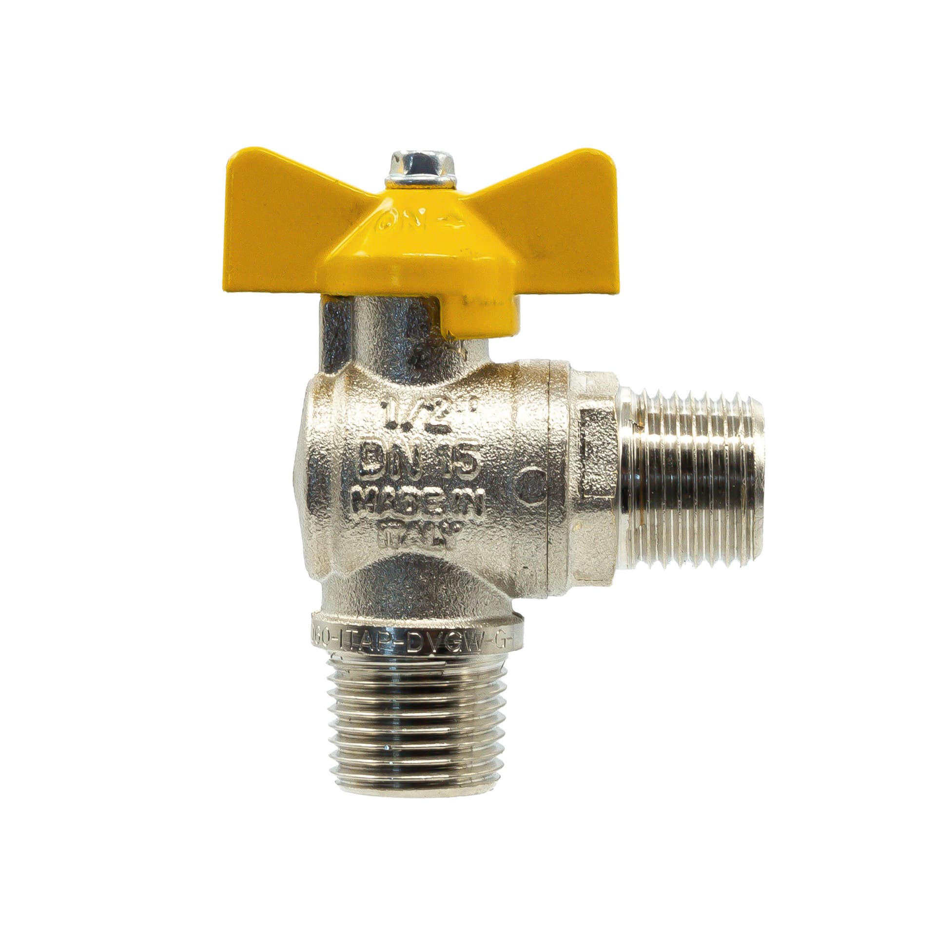 ROBINET BOULE EQUERRE GAZ 060 1/2MM