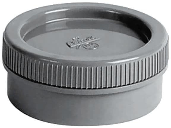 BOUCHON A VISSER PVC GRIS 75MM