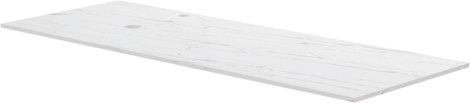 TABLET MARBRE CERAMIQUE PURO L140 H1,2 1VIDAGE/TROU ROBINET GAUCHE WHITE CALACATTA