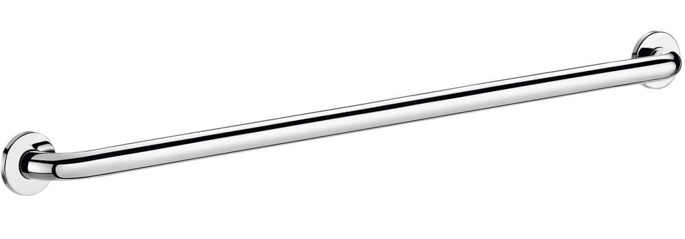 Delabie poignée inox poli L900mm épaisseur tube 1,5mm D32mm max 135 kg