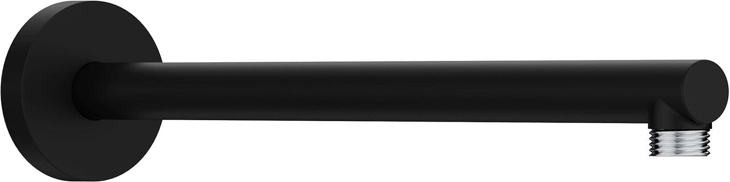BRAS DE DOUCHE MURAL PULSIFY S HG 39CM NOIR MATTE