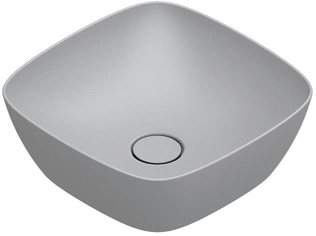 VASQUE A POSER ALVEA CATALANO CATAGLAZE+ 40X40 H14 SANS TROP-PLEIN CEMENTO SATINATO